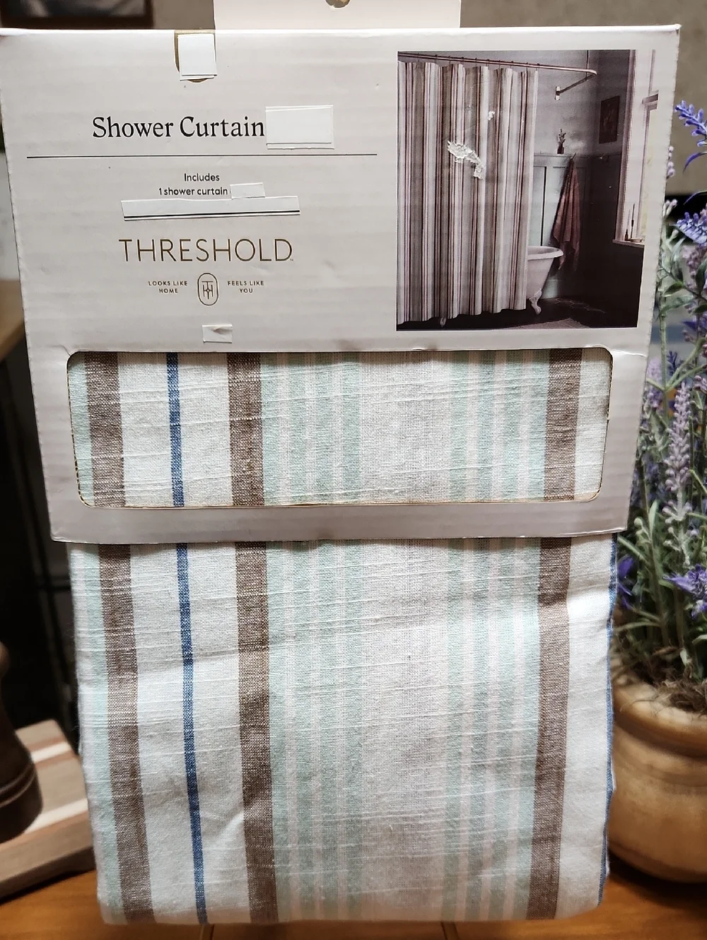 Threshold Shower Curtain